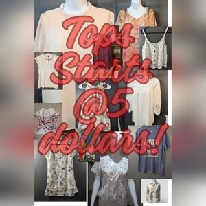 Bundle Of tops 5 Pieces
